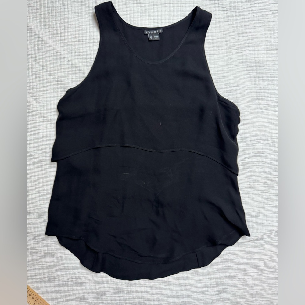 100% Silk Theory Tank Size S